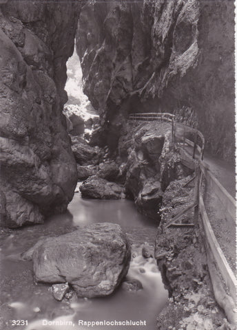 AK Dornbirn. Rappenlochschlucht.