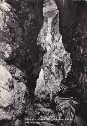 AK Dornbirn . Gütle. Rappenlochschlucht.