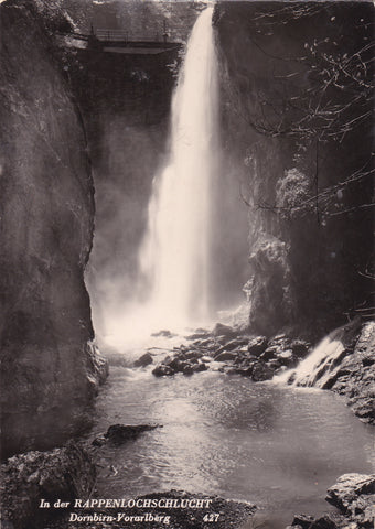 AK Dornbirn . In der Rappenlochschlucht.