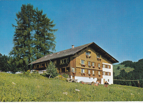 AK Schwarzenberg - Bödele. Pension Vier Lärchen.