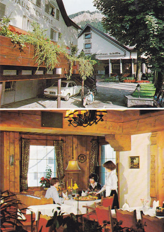 AK Hohenems. Spezialitäten-Restaurant Gasthof und Landhaus Schiffle. Fam. E. Fässler.