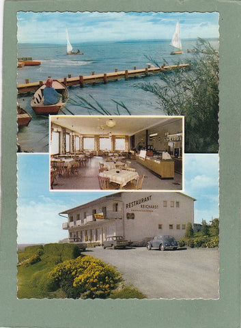 AK Breitenbrunn. Restaurant Reichhardt. Am Lerchfeld – Neusiedlersee.