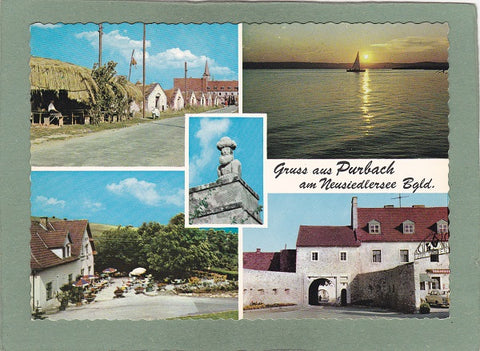 AK Gruß aus Purbach am Neusiedlersee.