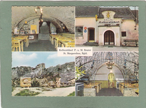 AK St. Margarethen, Bgld. Kellerstüberl P. u. M. Reuter. (um1970)