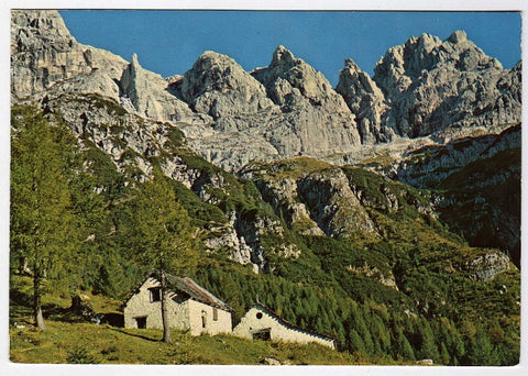 AK Alpi Giulie. Gruppo del Jof Fuart e Rifugio Corsi dalle Malghe Grand'Agar.