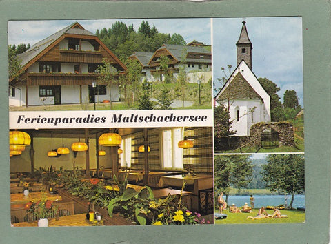 AK Feldkirchen. Ferienparadies Maltschachersee. Feriendorf des österr. Verbandes für Sozialtourismus am Maltschachersee.