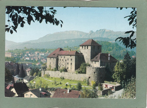 AK Feldkirch. Miniaturgolfplatz bei der Schattenburg.