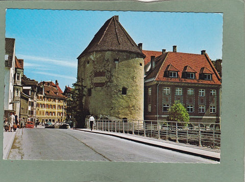 AK Feldkirch, Illbrücke Wasserturm erbaut 1482.