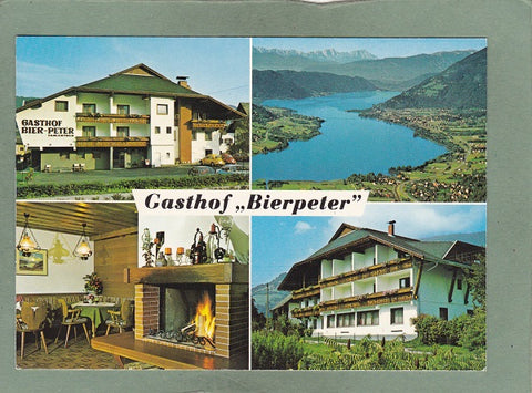 AK Bodensdorf am Ossiachersee. Gasthof Bierpeter.