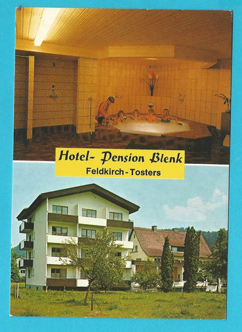 AK Feldkirch - Tosters. Hotel Pension Blenk. Besitzer: Familie H. Blenk.