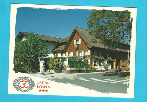 AK Feldkirch/Nofels. Gasthof Löwen. Familie M. Lins, Kohlgasse 1.