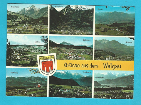AK Grüsse aus dem Walgau.