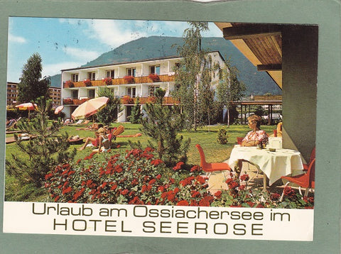 AK Bodensdorf. Hotel Seerose. Inh. Familie Pölzl.