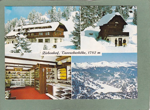 Werbe-AK Turracherhöhe. Zirbenhof. Ebene Reichenau.