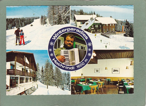 AK Sirnitz. Alpengasthof Hochrindl-Berghaus. Pächter Elisabeth Krall.