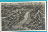 AK Ossiacher-See und Kanzelbahn mit Umgebung aus der Vogelschau. (1929)