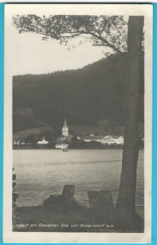 AK Ossiach am Ossiacher See von Bodensdorf aus. (1925)