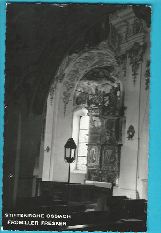 AK Stiftskirche Ossiach. Fromiller Fresken.