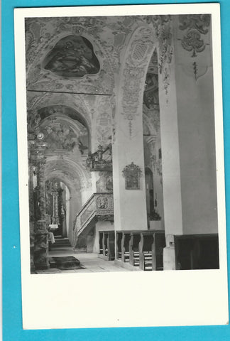 AK Ossiach Stiftskirche. Kircheninneres.