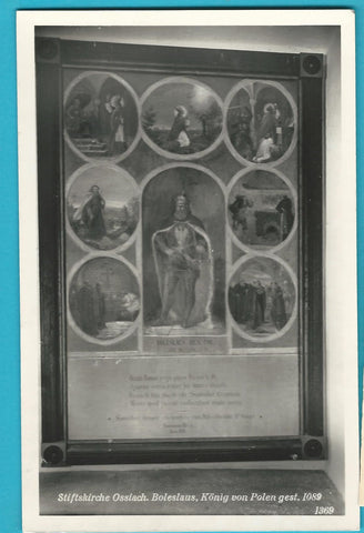 AK Stiftskirche Ossiach. Boleslaus, König von Polen.