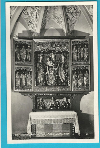 AK Stiftskirche Ossiach Flügelaltar spätgotisch.