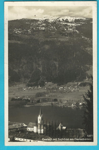 AK Ossiach mit Tschöran am Ossiachersee. (1928)