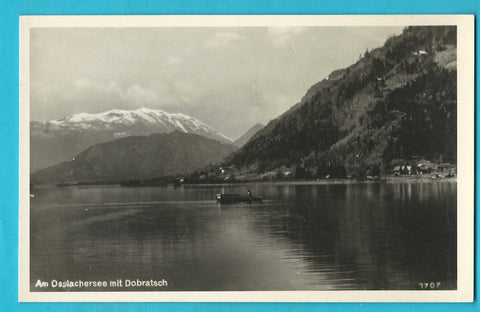 AK Am Ossiachersee mit Dobratsch.