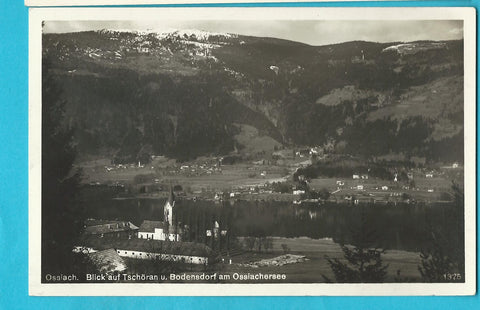 AK Ossiach. Blick auf Tschöran und Bodensdorf am Ossiachersee. (1928)
