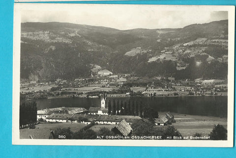 AK Alt Ossiach am Ossiachersee mit Blick auf Bodensdorf. (1926)