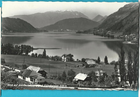 AK Blick auf den Ossiachersee und Villacheralpe.