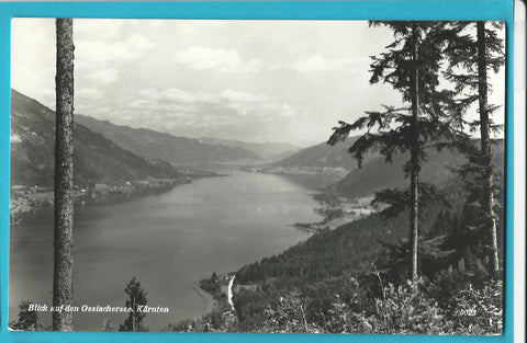 AK Blick auf den Ossiachersee.