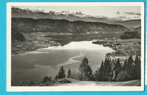 AK Ossiachersee mit Blick auf Ossiach u. Bodensdorf.