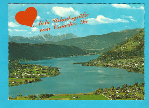 AK Herzliche Urlaubsgrüße vom Ossiacher See.