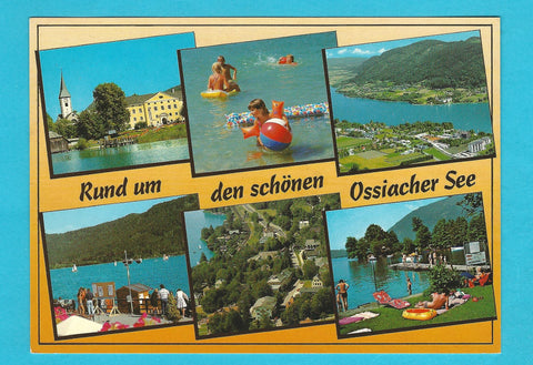 AK Rund um den schönen Ossiacher See.