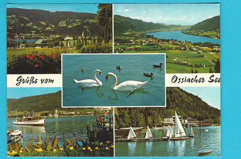 AK Grüße vom Ossiacher See.