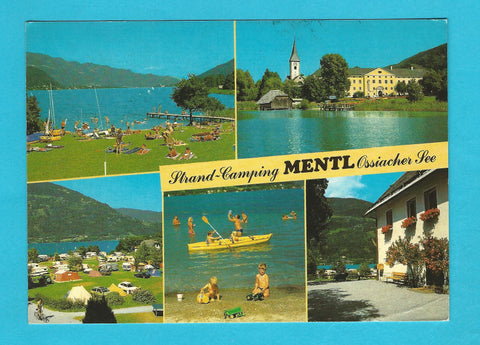 AK Ossiachersee. Strand-Camping Mentl.