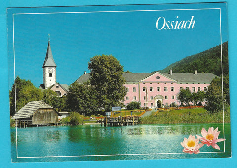 AK Ossiach. Stiftskirche und Stift.