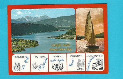 AK Grüße vom Ossiachersee.