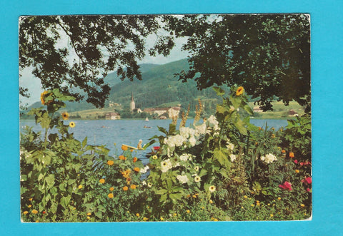 AK Blick auf Ossiach am Ossiachersee.