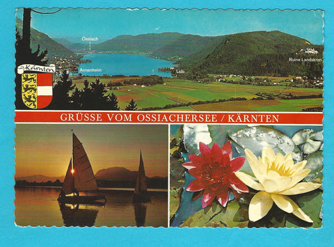 AK Grüsse vom Ossiachersee.
