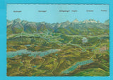 AK Kärntner Seen-Gebiet mit den Karawanken.