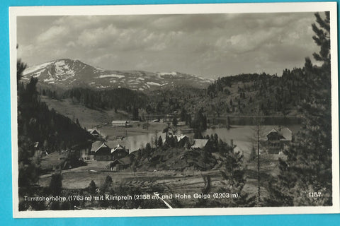 AK Turracherhöhe mit Kilmprein und Hohe Geige. (1932)