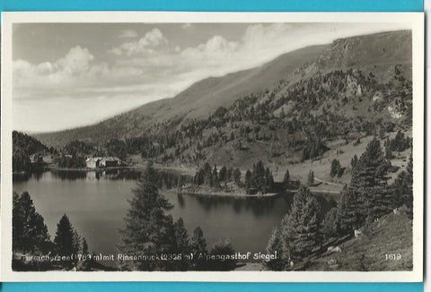 AK Turrachersee mit Rinsennock Alpengasthof Siegel. (1931)