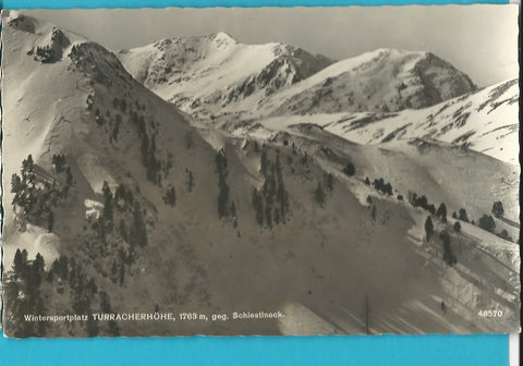 AK Wintersportplatz Turracherhöhe geg. Schiestlnock. (1960)