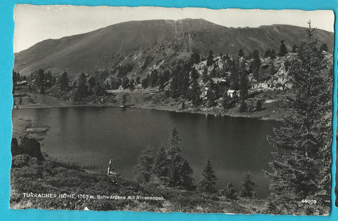 AK Turracher Höhe Schwarzsee mit Rinsennock.