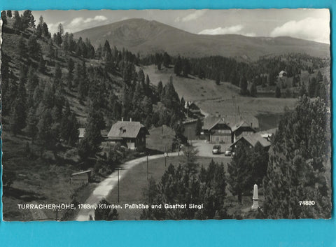 AK Turracherhöhe Paßhöhe und Gasthof Siegl. (1963)
