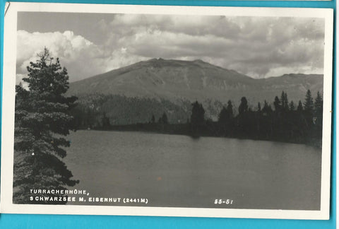 AK Turracherhöhe, Schwarzsee mit Eisenhut.