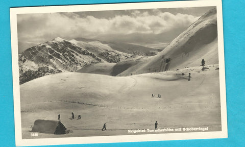 AK Skigebiet Turracherhöhe mit Schoberriegel.