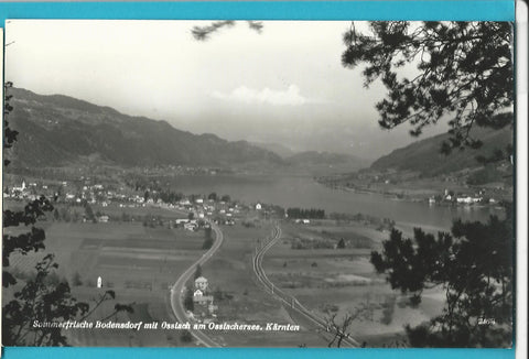 AK Bodensdorf mit Ossiach am Ossiachersee.