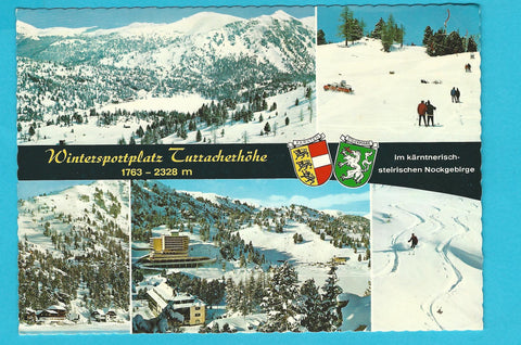 AK Wintersportplatz Turracherhöhe.